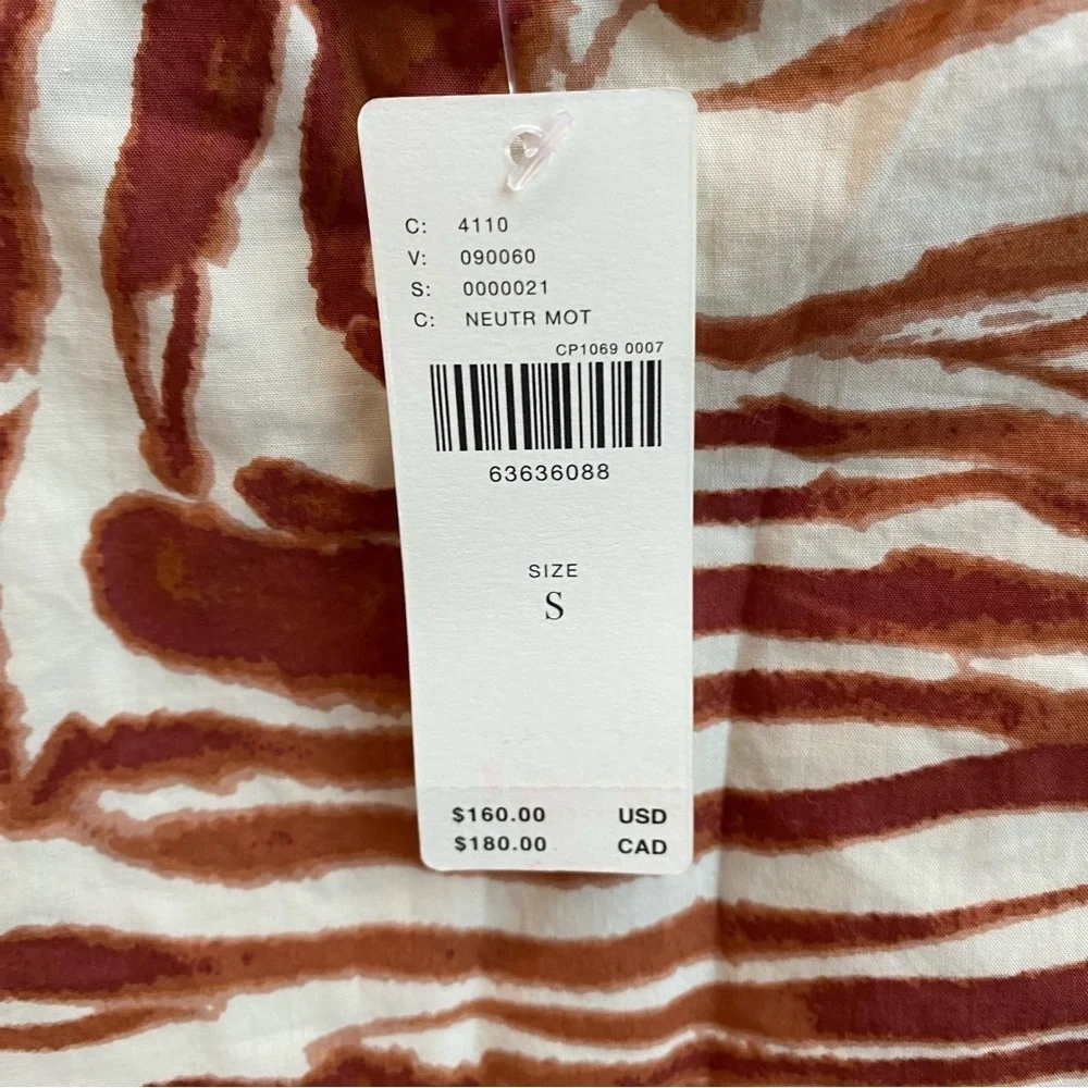 NWT Love The Label Anthropologie Square Neck Top, Size S